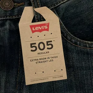 Levi’s 505 straight-fit jean loose in hip & thigh blue jeans thumbnail 6
