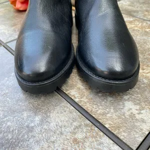NEW Marc Joseph Black Leather Ave of Americas Chukka Ankle Bootie Size 9.5 Women thumbnail 4