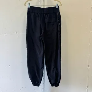Future Collective Kahlana Barfield Brown Black Track Pants Zipper Cuff XS thumbnail 3