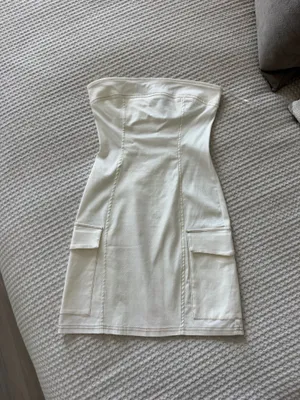 Denim Dress White thumbnail 3