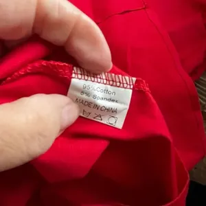 NWT Mint Limit size L fit n flare cherry red dress cotton Spandex thumbnail 3