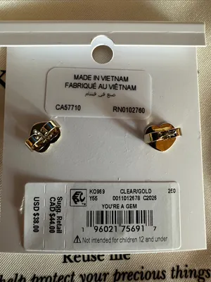 Kate Spade You’re a Gem Flower Stud Cubic Zirconia Earrings thumbnail 7