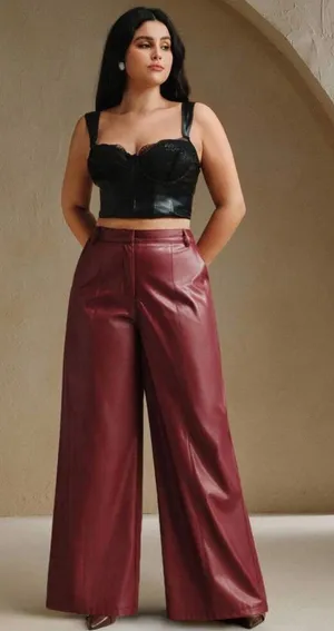 Faux leather pants  thumbnail 1