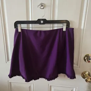 ZeroXposur Tankini Swimsuit Women Large Purple Floral Swim Skirt 2 Piece NWT thumbnail 3