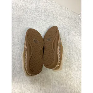 Zodiac Latte Suede Faux Fur Lined Slippers Mules Tan H8094L1201‎ Womens 7 M NEW thumbnail 6