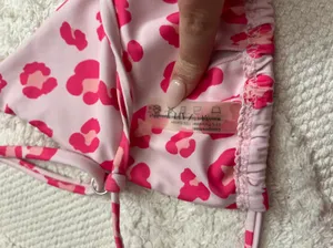 Zaful Pink Cheetah Print Bikini thumbnail 3