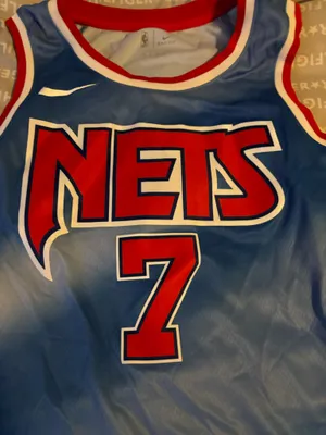 Men size XL Nike Nets jersey  thumbnail 2