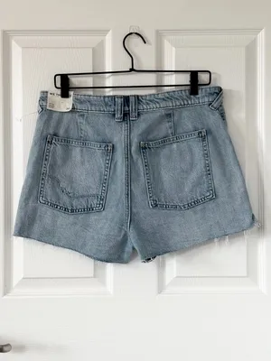 Free People Bettie Sailor Shorts in Light Wash by We The Free Size 30 NWT thumbnail 3