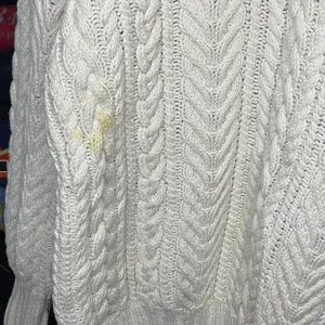 Vintage by Ralph Lauren Hand Cable Knit Fisherman Crewneck Sweater Sz Large thumbnail 8