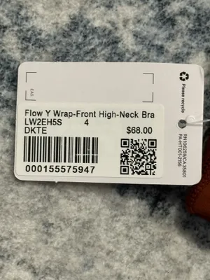 Lululemon Flow Y Wrap Front High Neck Bra thumbnail 7