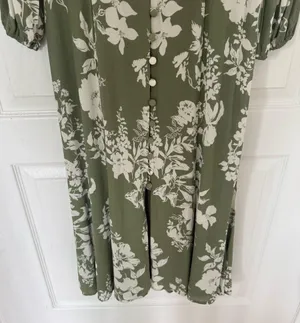 Reformation Brogan Dress in Willow thumbnail 7