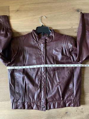 Fidelity Vintage Oxblood Leather Zip-Front Jacket thumbnail 10