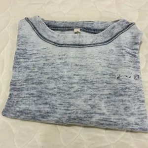 Free People Intimately Burnout Tee T Shirt Top Blue‎ White Womens Size S thumbnail 1