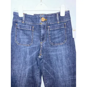 Maeve Anthropologie The Colette Cropped Wide Leg Jeans Dark Wash Denim‎ 28 NEW thumbnail 3