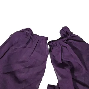 Lulus Enchant My Love Dark Purple V-Neck Long Sleeve Maxi Dress Small thumbnail 9
