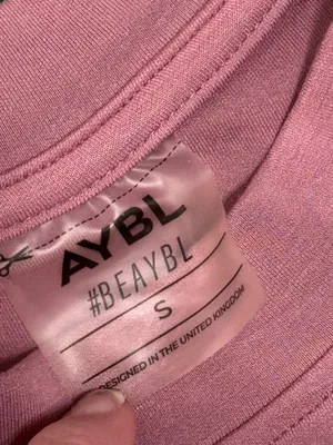 AYBL Rose Pink Set Cropped Jumper Ombré Seamless Leggings S/M thumbnail 5