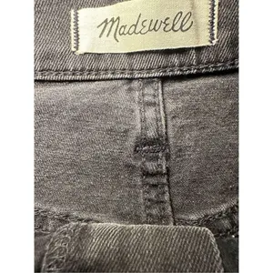 Madewell Stretch Denim Straight Mini Skirt in‎ Ashcraft Wash: Raw-Hemmed Edition thumbnail 5