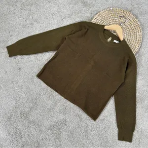 NWT Mango Women’s Crewneck Knit Sweater Longsleeve in Dark Olive S thumbnail 2