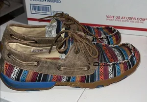 Twisted X Multicolor Patterned Boat Shoes 8.5
Sarape thumbnail 1