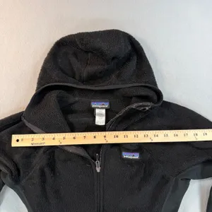 Patagonia R2 Fleece Hoodie Womens XS Black Full Zip Polartec Jacket thumbnail 5