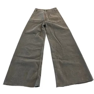 Zara The Patch Pocket Marine Straight Jean‎ Grey Size 2 thumbnail 4