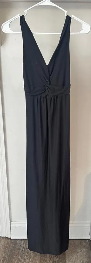 FINAL PRICE Half Moon Black Maxi Dress thumbnail 1