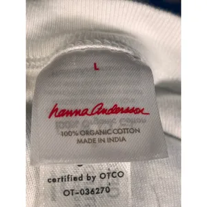 Hanna Andersson Womens Organic Cotton Ski Scene Pajama Set Blue White Winter thumbnail 5