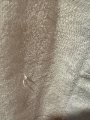 New Day Button-Front Square-Neck White Linen Blend Dress women’s XL thumbnail 14