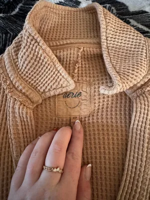 Aerie Waffle Knit Long Sleeve OFFLINE by thumbnail 2