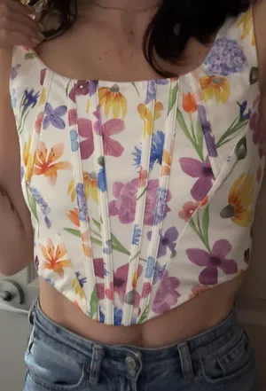 Floral corset Multiple thumbnail 2