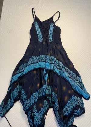 festival dress Blue Size M thumbnail 1