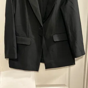 Melrose and‎ Market Black Single Button Blazer Jacket Women's Size Medium thumbnail 7
