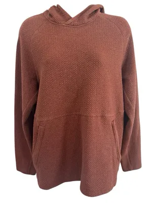 Lululemon Women’s Brown Waffle Top Long Sleeve Hoodie Pullover Size XS thumbnail 4