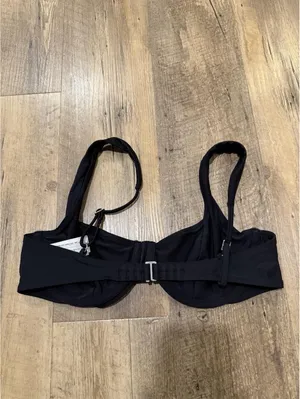 Abercrombie & Fitch Black Underwire Swim Bikini Top Womens Beach Swimwear Small thumbnail 2