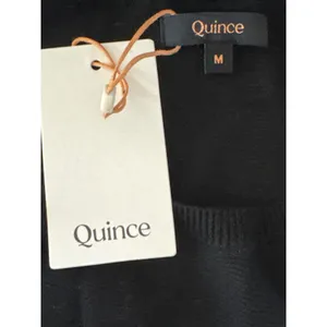 Quince Black Cotton Cashmere Batwing Short Sleeve Sweater Women Size M New thumbnail 8