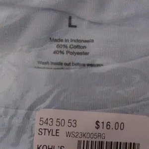 Brand New Kohl's Outdoorsy Tee-Shirt (Size L) thumbnail 13