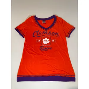 Creative Apparel NCAA Teamwear Clemson Tigers Top Women Size L thumbnail 2