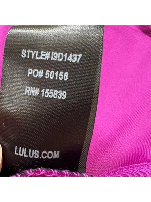 Lulus Hometown Girl Magenta Lace Skater Dress Sleeveless Mini Size Medium NWT thumbnail 11