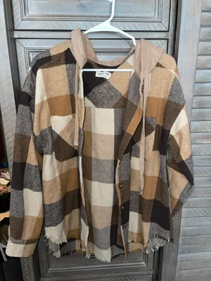 Hooded Fall Flannel Size M thumbnail 1