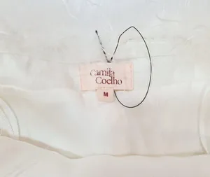 Camila Coelho Astrid Mini Dress in Ivory Medium thumbnail 6