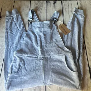 The Great Fantastic Swoveralls Grey Sweatpants Overalls Joggers Unisex thumbnail 1