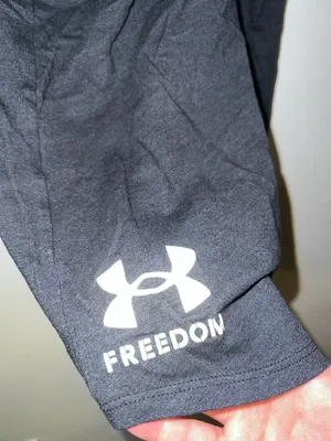 Under Armour Loose Black Racerback Tank with Multicolor USA Logo thumbnail 6