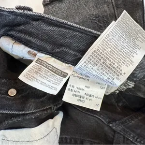 Levi's ® 501® Original Fit HR Denim Shorts - Faded Black - 26W thumbnail 11