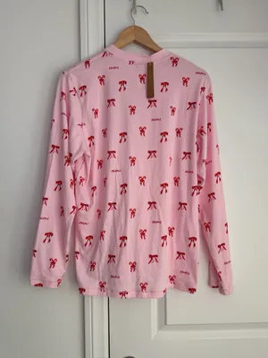 NWT Skims Boyfriend Long Sleeve T-Shirt and Short Boxer Set thumbnail 6