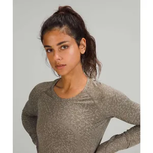 Lululemon Swiftly Tech Long Sleeve Shirt 2.0 Distorted Static Rover / White Opal thumbnail 7