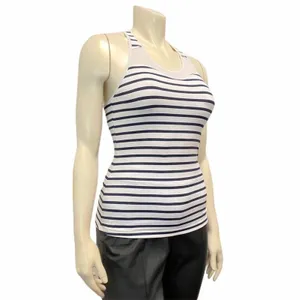 Athleta Mesh Striped‎ Racerback Tank Small Padded thumbnail 3