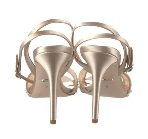 Badgley Mischka NEW Tayten Satin Crystal Ankle Strap Sandals Size 6, Retail $235 thumbnail 5