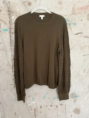 Garnet Hill Lorelei Pima-Cotton Sweater thumbnail 3