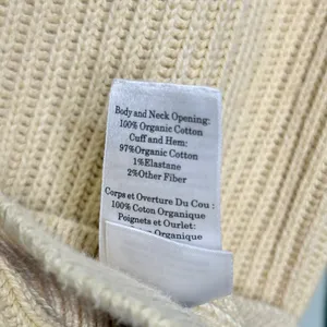 Everlane Organic Cotton Pullover Crewneck Sweater Butter Yellow Women’s Small thumbnail 6