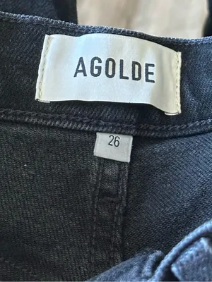 Agolde Harper Straight Jean (Weightless Stretch) in Hush thumbnail 3